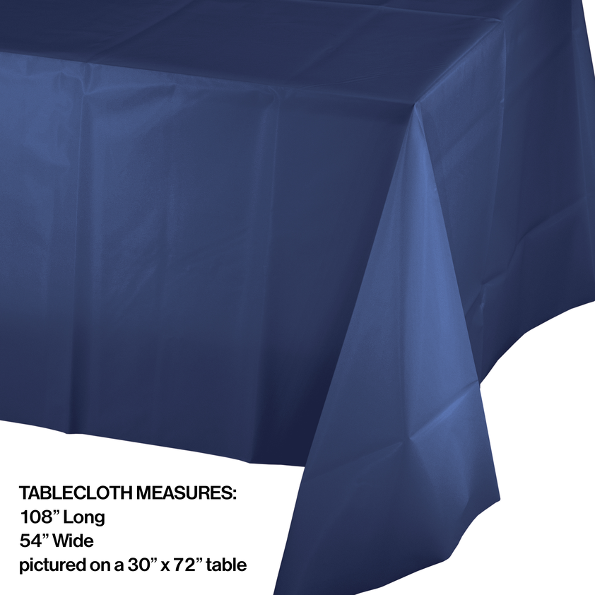 party supplies table cover plastic navy