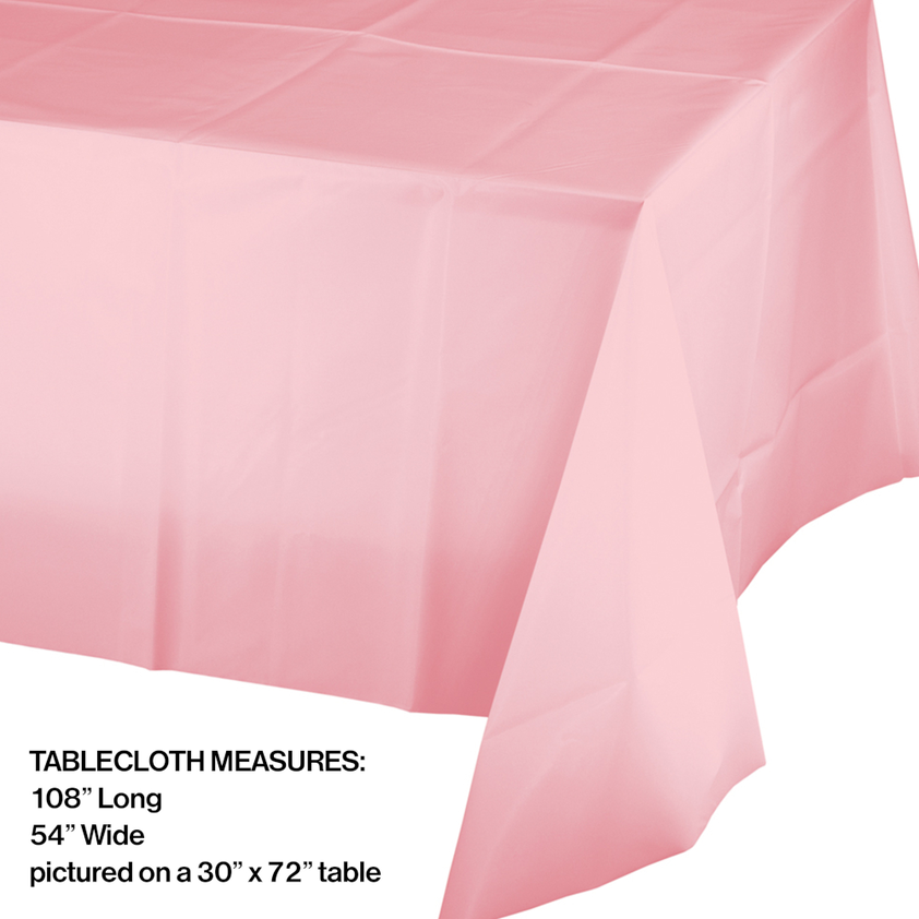 Plastic Table Cover, 54" x 108"