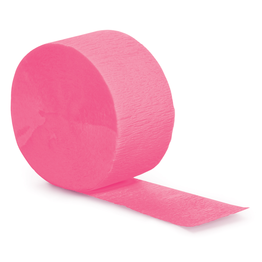 party supplies streamer paper candy pink