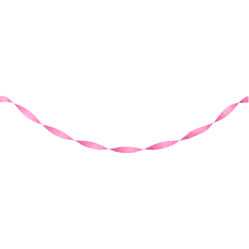party supplies streamer paper candy pink