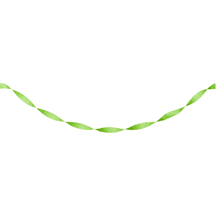 party supplies streamer paper fresh lime