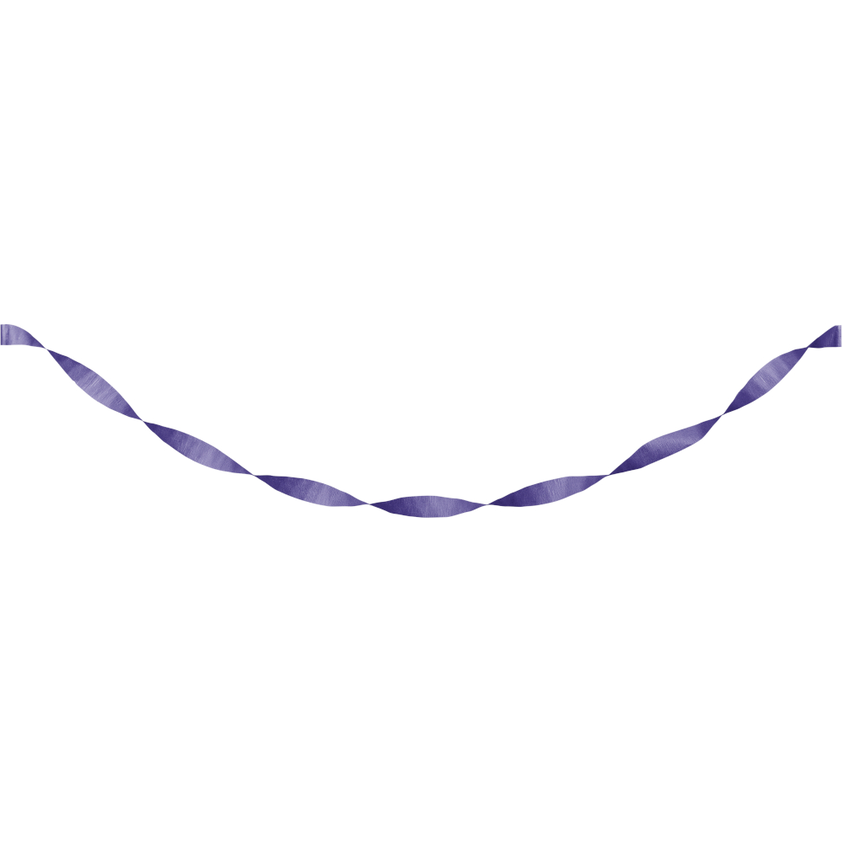 party supplies streamer paper purple