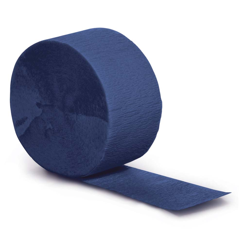 party supplies streamer paper navy
