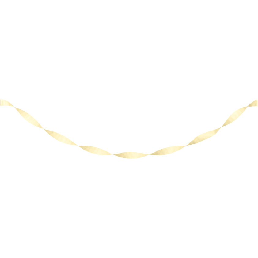 party supplies streamer paper ivory