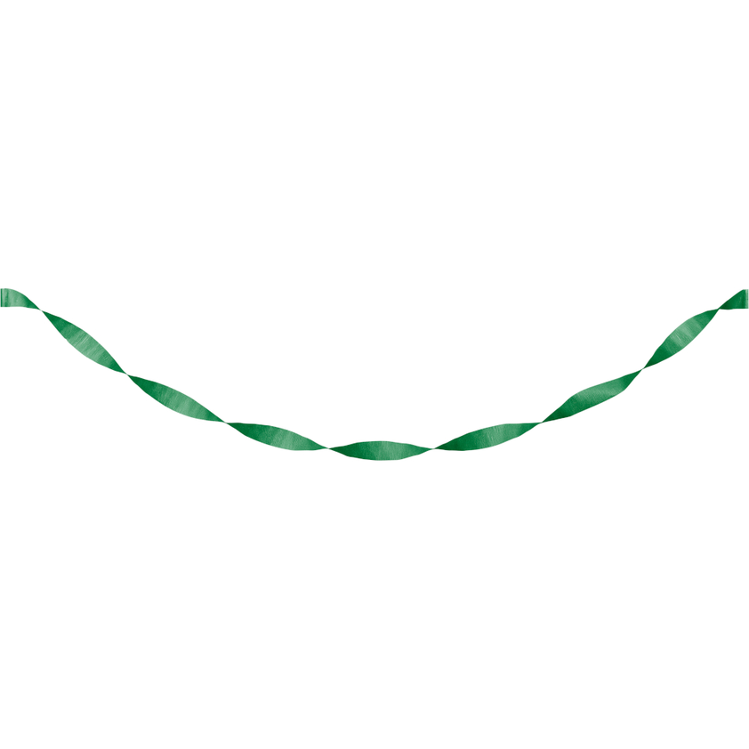 party supplies streamer paper emerald green
