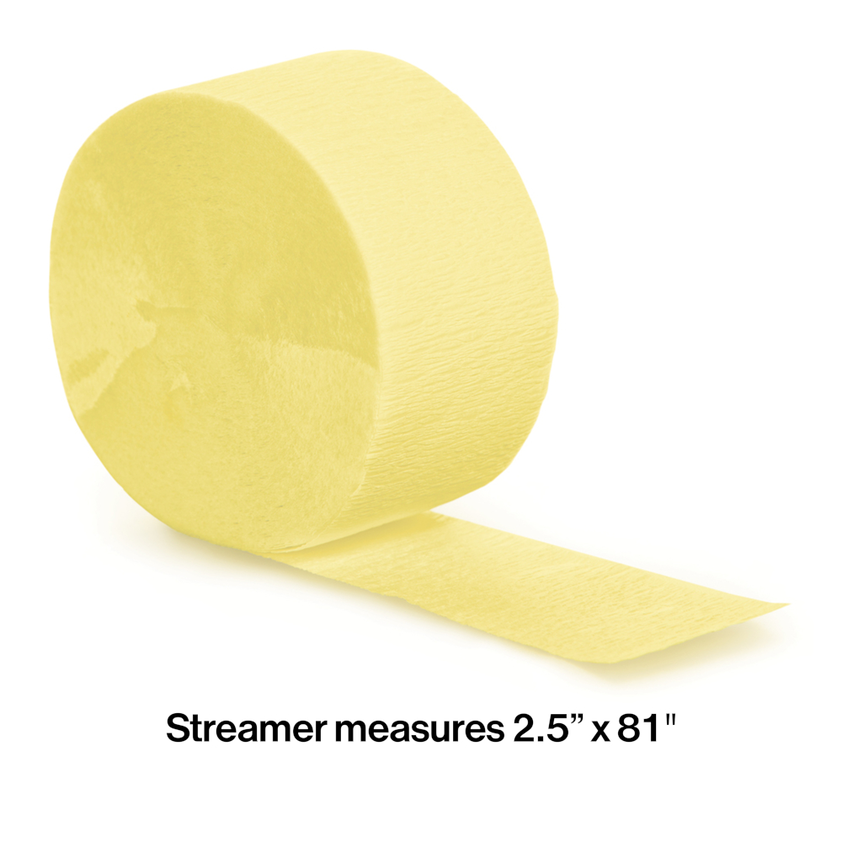 party supplies streamer paper mimosa