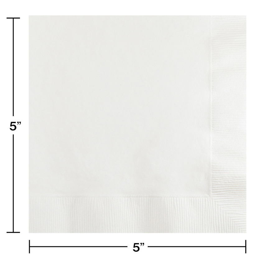 party supplies napkins paper beverage white
