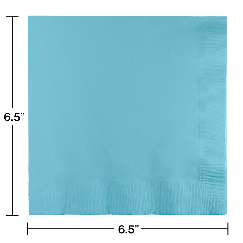 party supplies napkins pastel blue