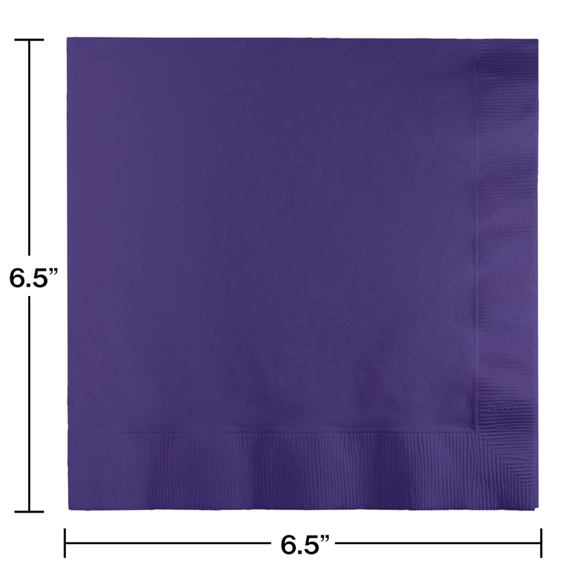party supplies napkins purple