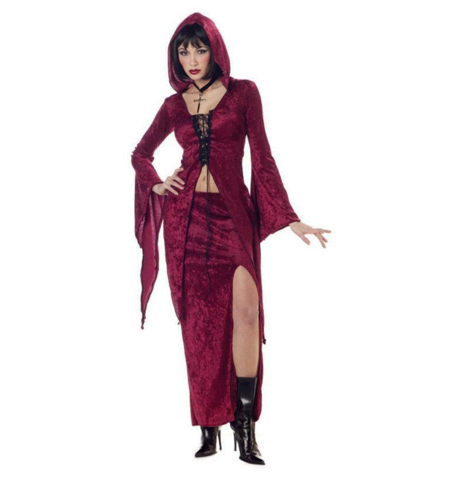 Sexy Gothic Maiden of Darkness Adult Women Costume top skirt choker