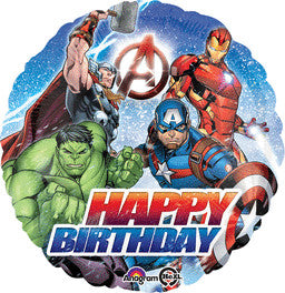 balloon foil birthday avengers