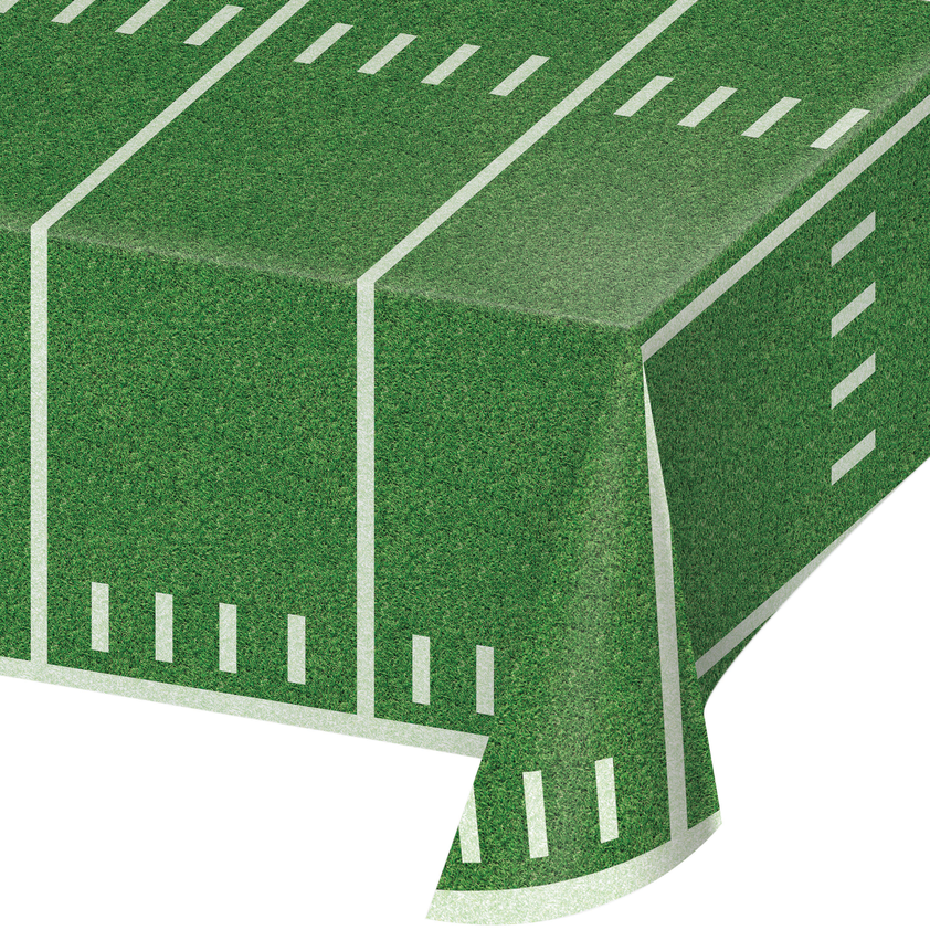 table cover football field green