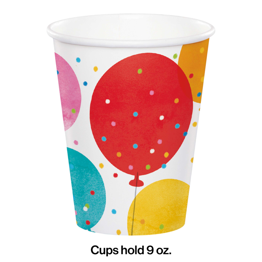 party supplies Confetti balloons hot/cold cup