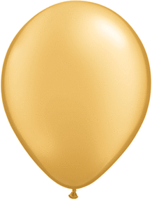 balloon latex metallic gold