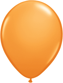 balloon latex orange
