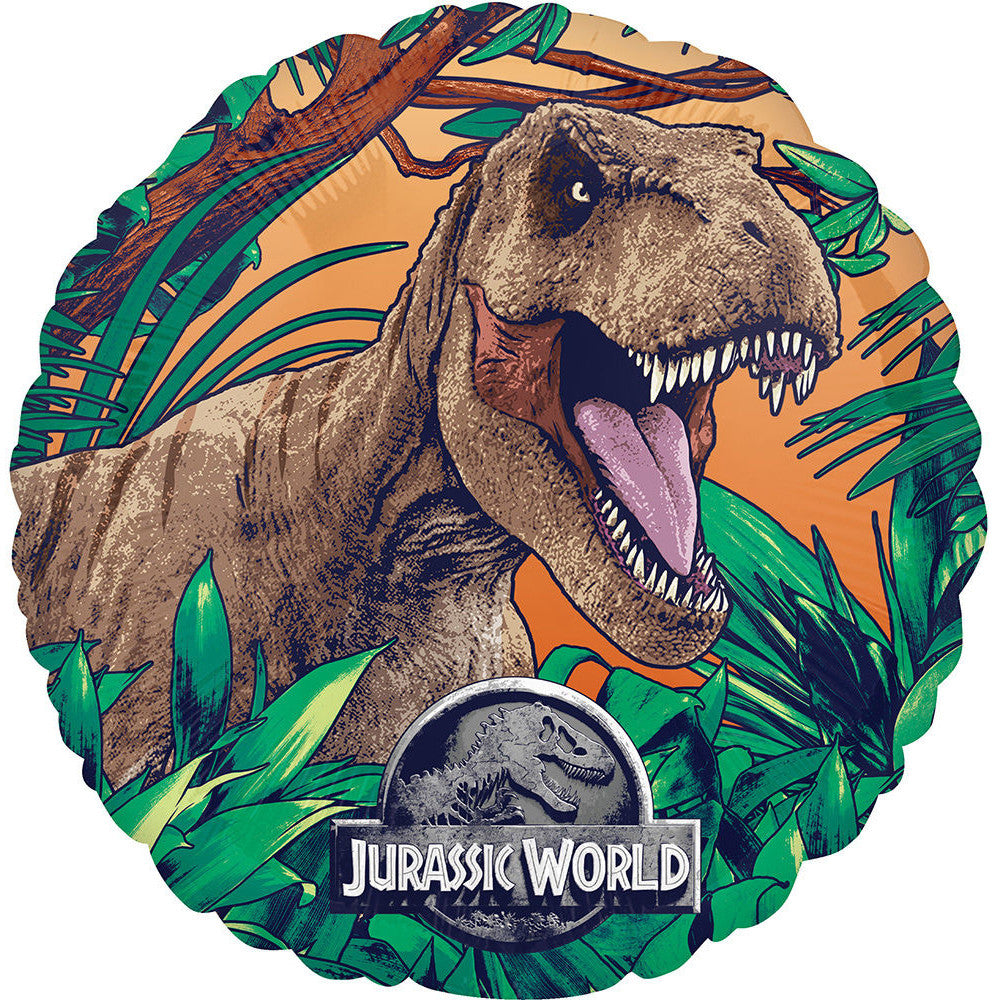 18" Jurassic World Round Foil Balloon