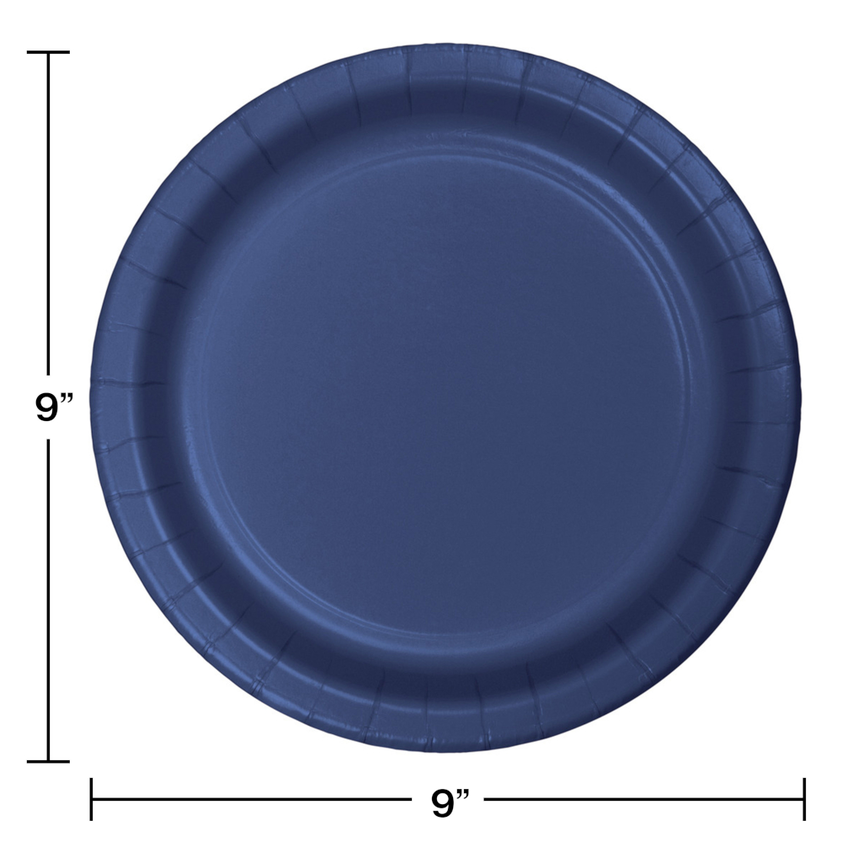party supplies plate navy