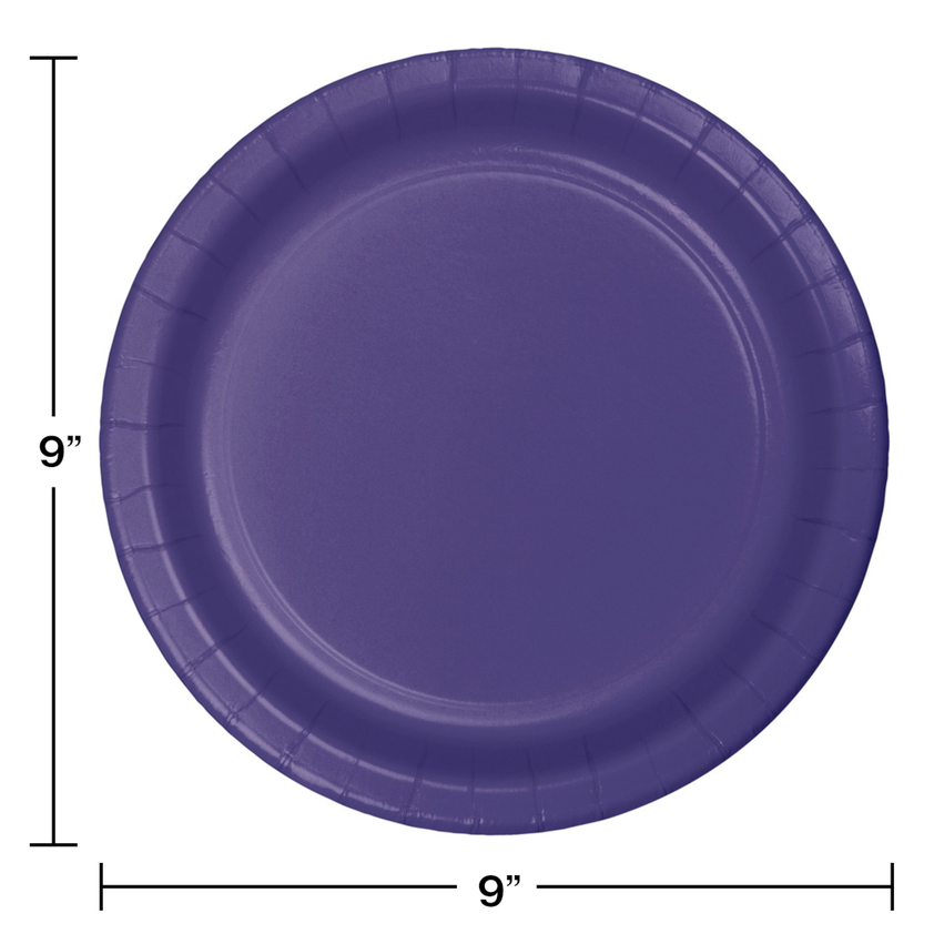 party supplies plate purple