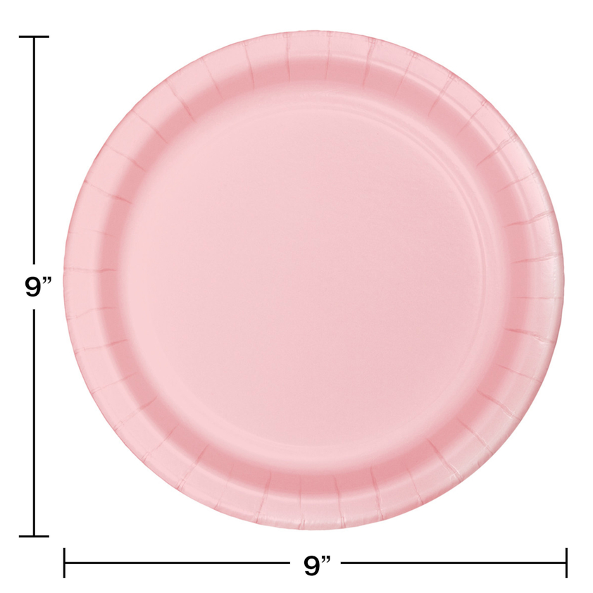 party supplies plate classic pink