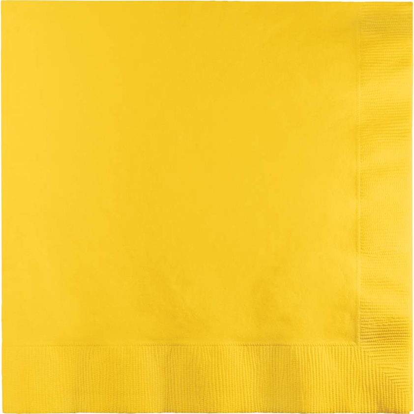 party supplies napkins school bus yellow