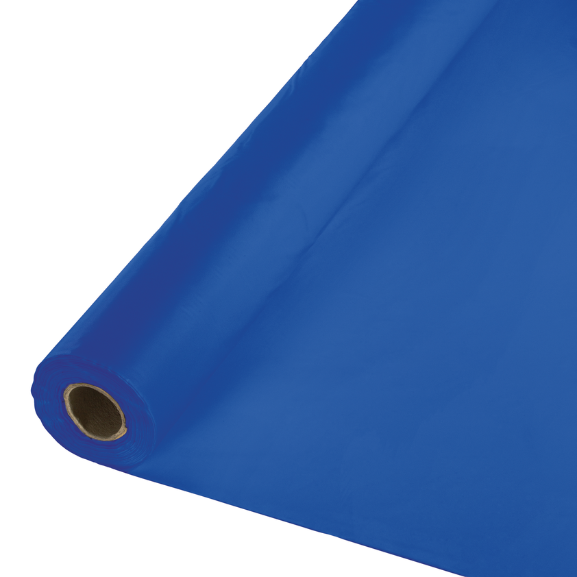 party supplies Banquet Plastic Table Cover Roll cobalt