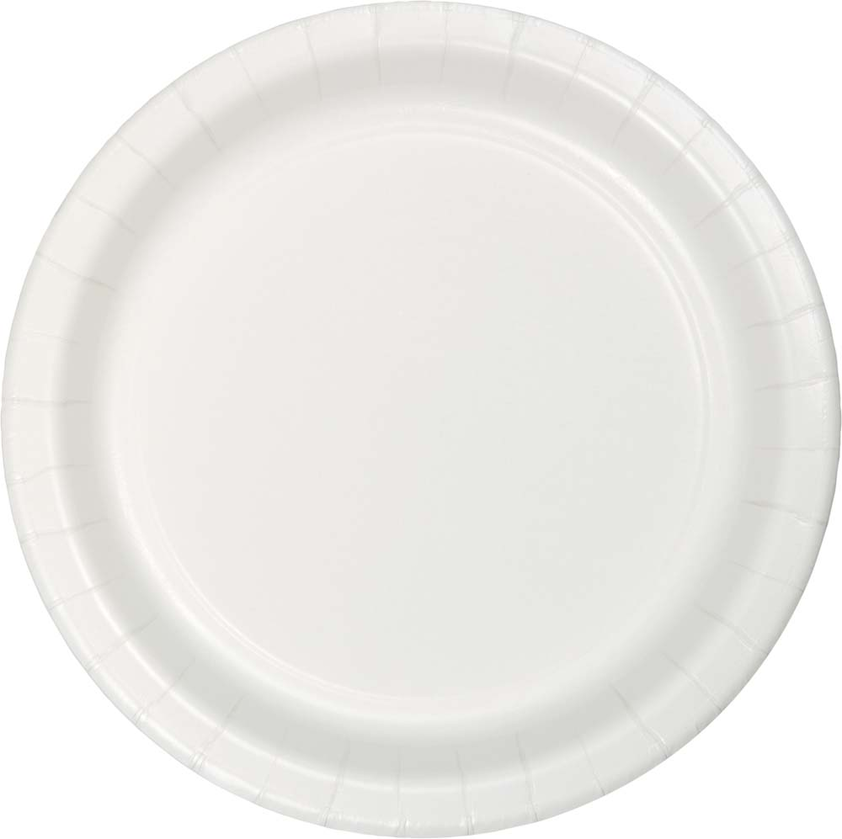 party supplies plate white
