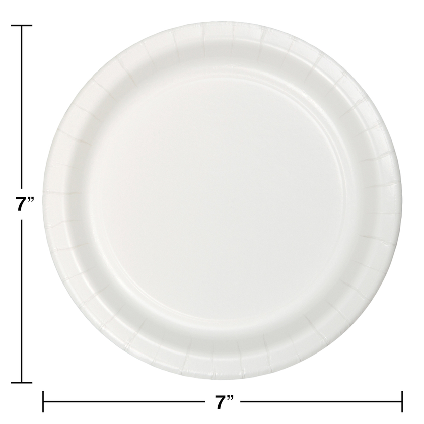 party supplies plate white