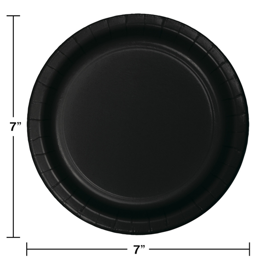 party supplies plate black velvet