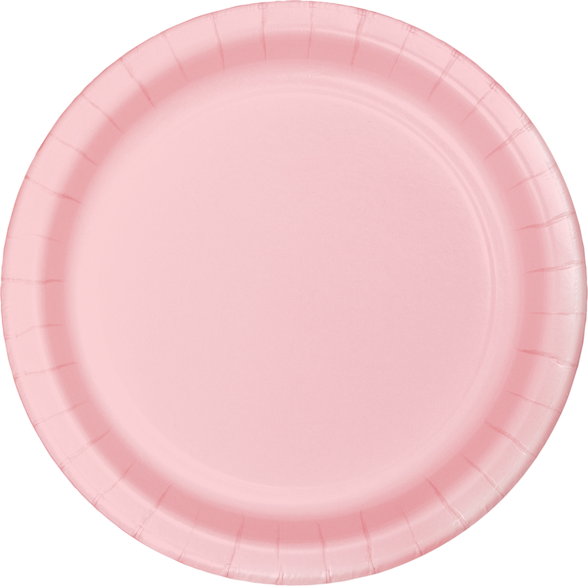 party supplies plate classic pink