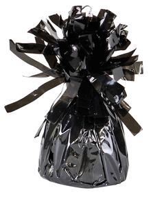 Fringed foil weight black