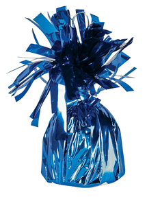 Fringed foil weight blue