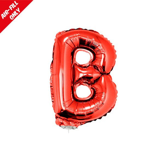 foil balloon letters red B