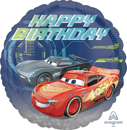 balloon foil birthday cars 3