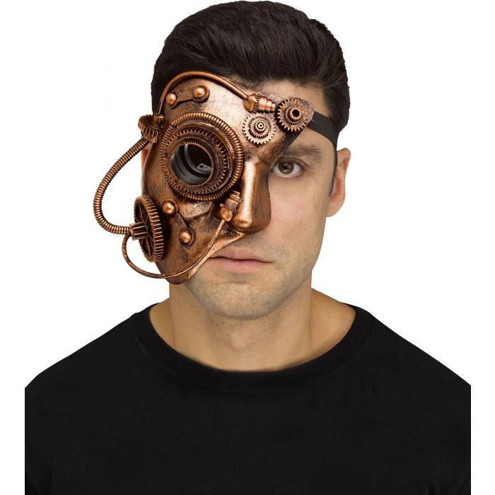 Cyborg Mask copper half