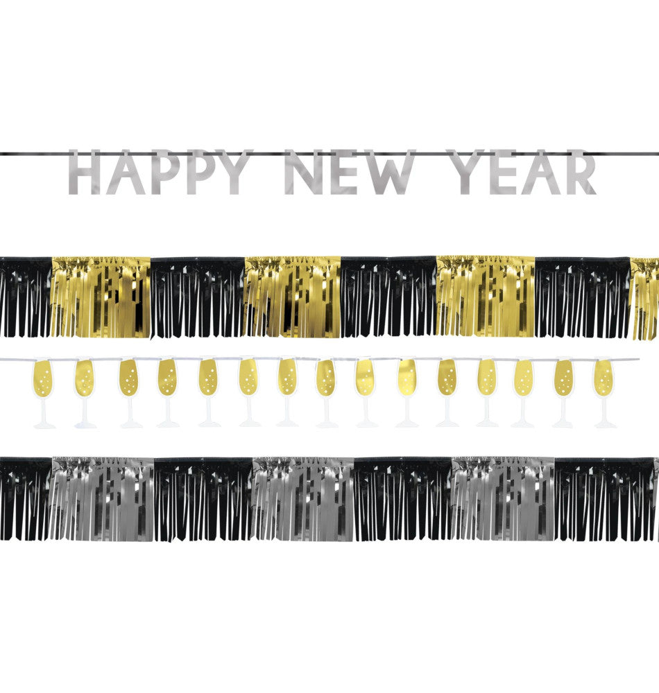 Happy New Year Banner Kit
