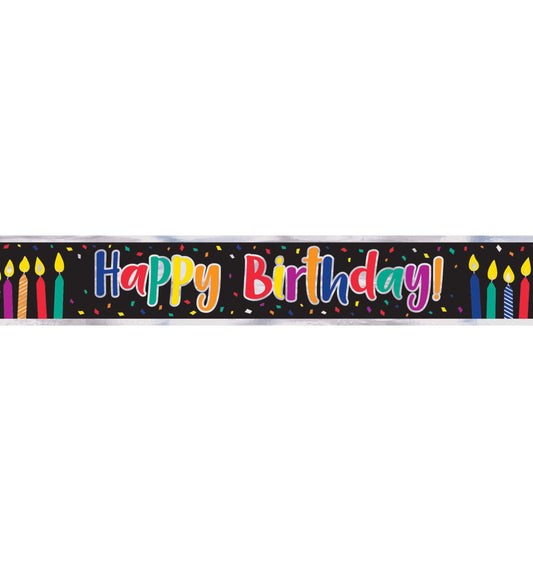 party supplies Birthday Candles Foil Banner