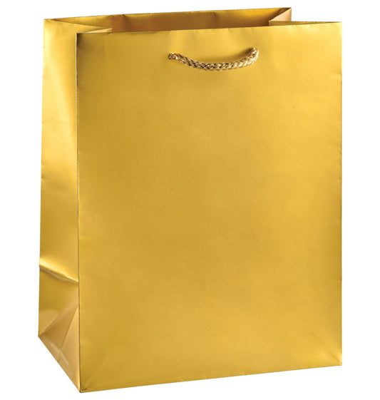 party supplies bag medium gold