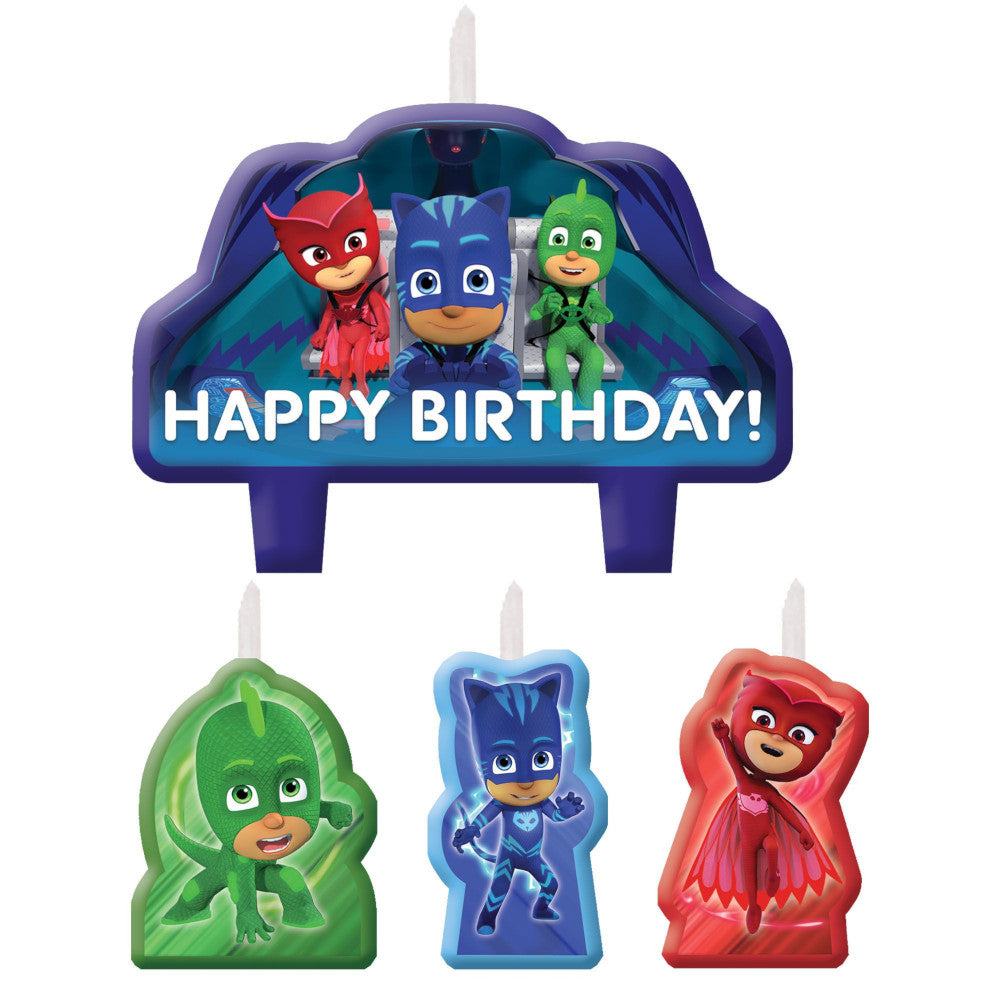 candle party supplies PJ Masks Birthday