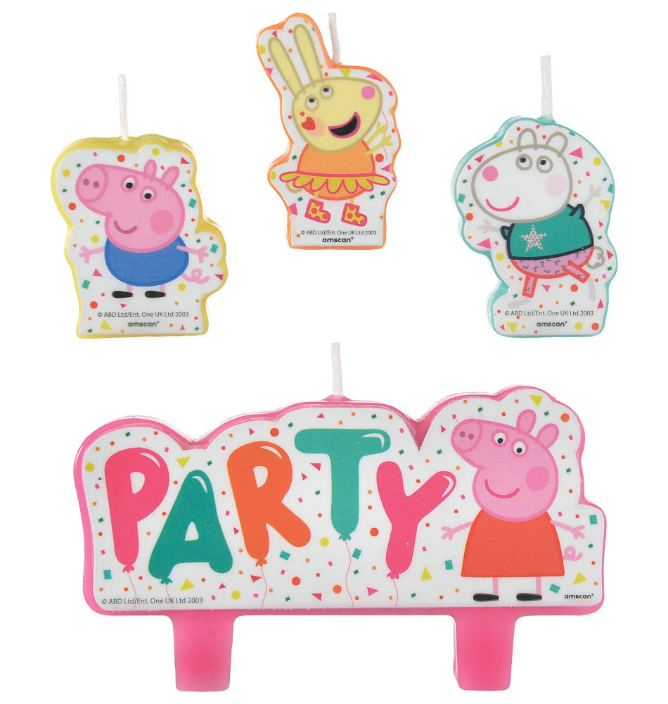 party supplies Peppa Pig Confetti Party Birthday Candle Set