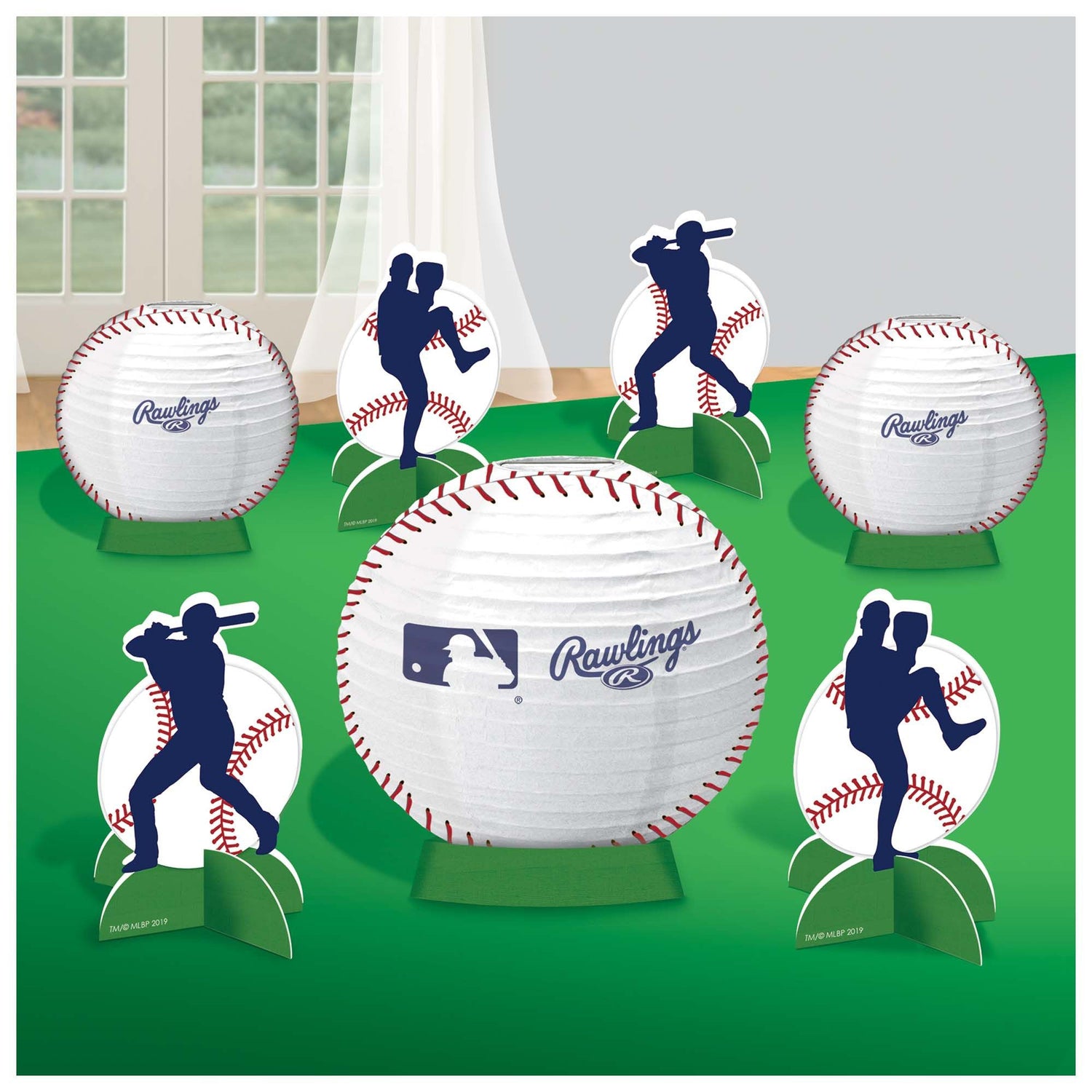 party supplies Rawlings™ Baseball Centerpiece