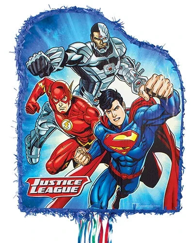 Justice League Pull String Pinata party supplies