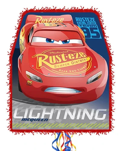 party supplies Cars 3 Lightning McQueen Pull String Pinata