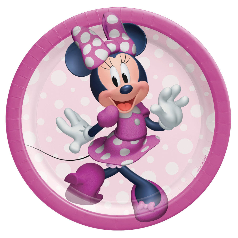 plate Minnie Mouse party supplies