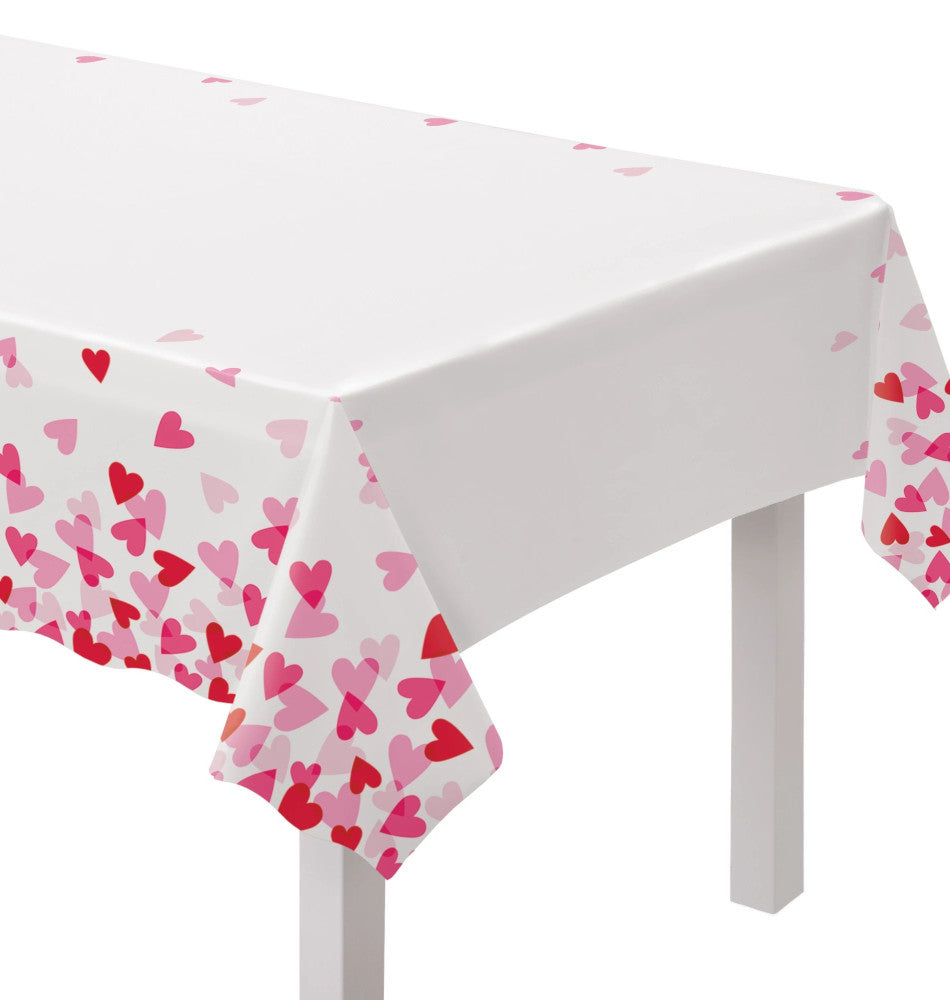 party supplies Valentine Day Heart Party Table Cover
