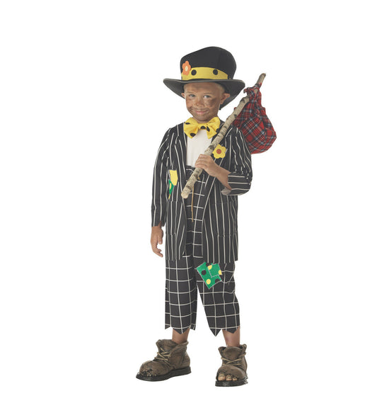 Lil Circus Clown Hobo Toddler Costume Jacket Jumpsuit Hat Vinyl Hobo boots Bow tie Handkerchief