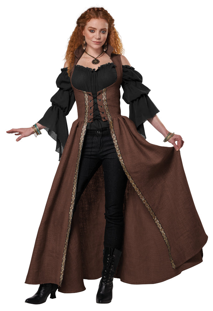 Medieval Overdress Adult Woman Costume Over Dress