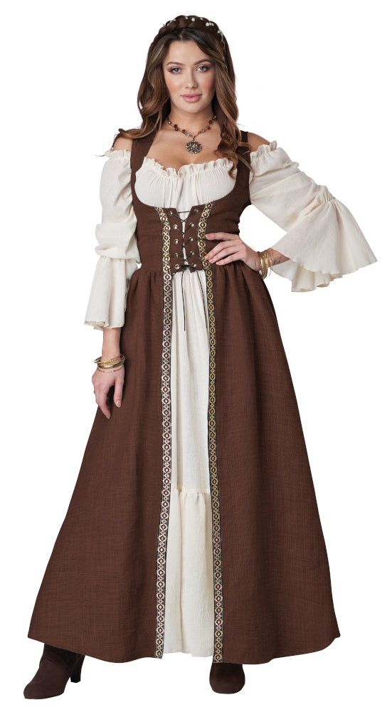 Medieval Overdress Adult Woman Costume Over Dress