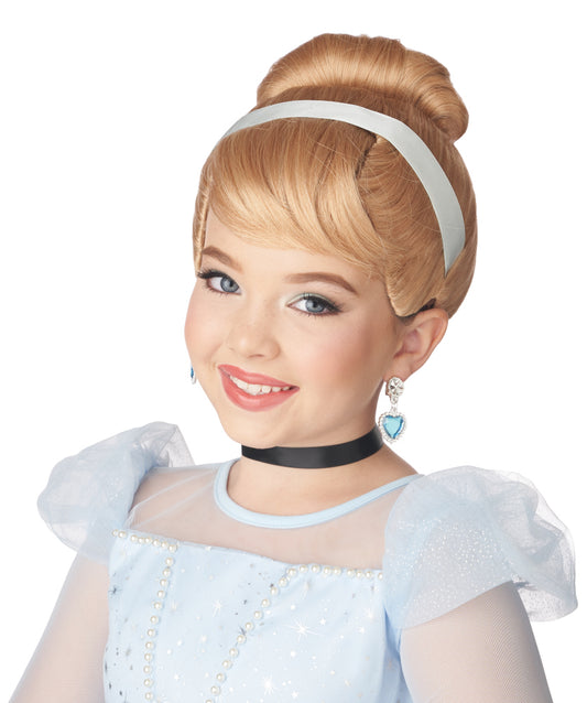CINDERELLA WIG / CHILD Wig with Attached Ribbon