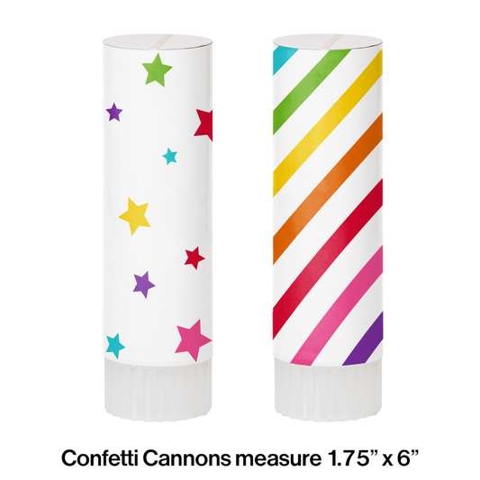 Birthday Confetti Cannon, 2 count