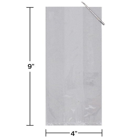 Cello Bag, Small Clear, 20 count